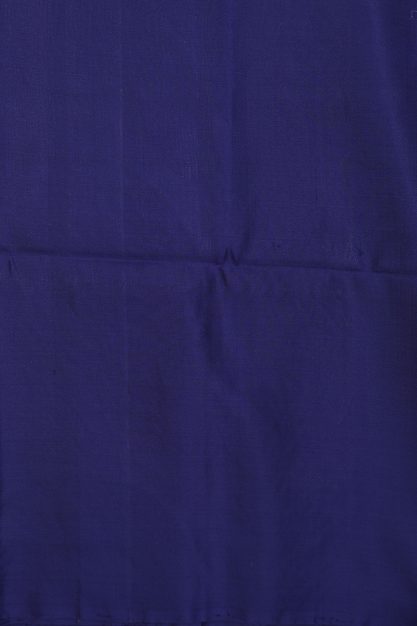 Soft Silk Saree In Oxford Blue With Mandala Design