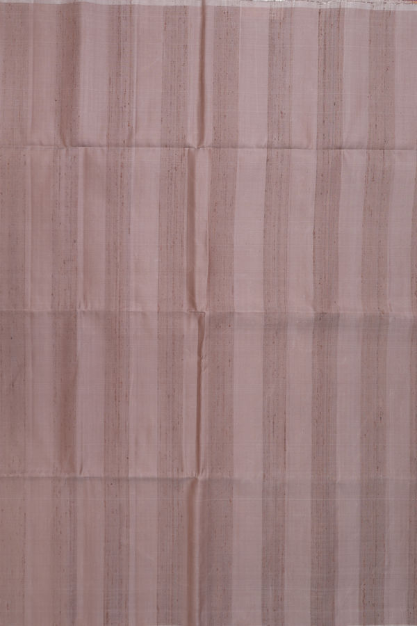 Soft Silk Saree In Cocoa Brown With Contrast Pallu