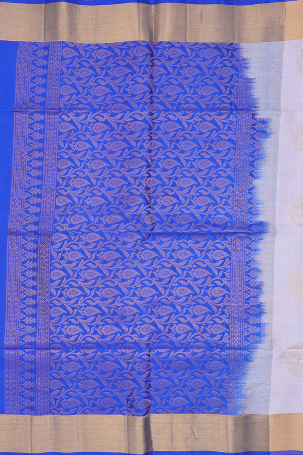 Soft Silk Saree In Pale Purple With Zari Motifs