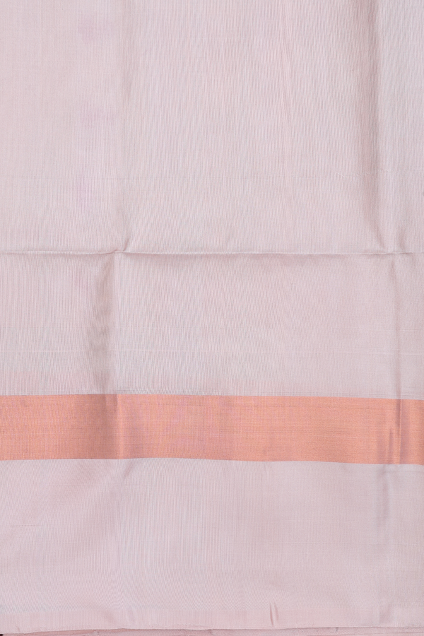 Soft Silk Saree In Parrot Green With Paisley Motifs