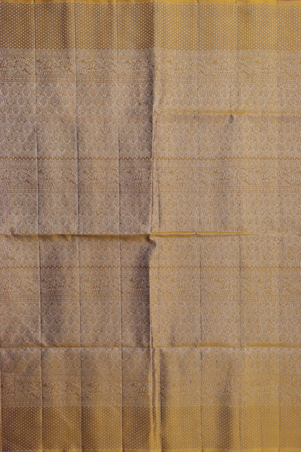 Soft Silk Saree In Peanut Brown With Brocade Design