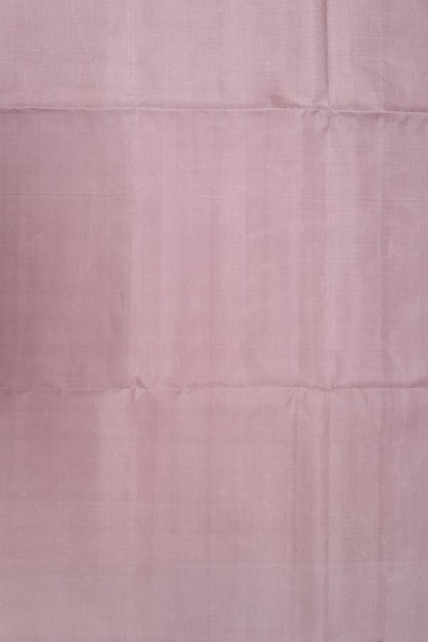 Soft Silk Saree In Pink With Checks Along Buttas