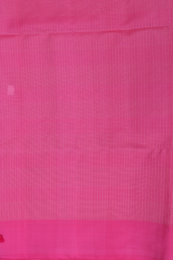 Soft Silk Saree In Pink With Stripes Design