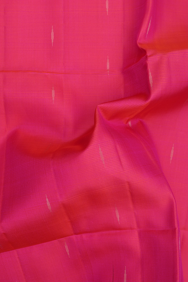 Soft Silk Saree In Pink With Zari Buttas