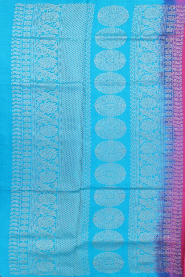 Soft Silk Saree In Pink With Zari Motifs