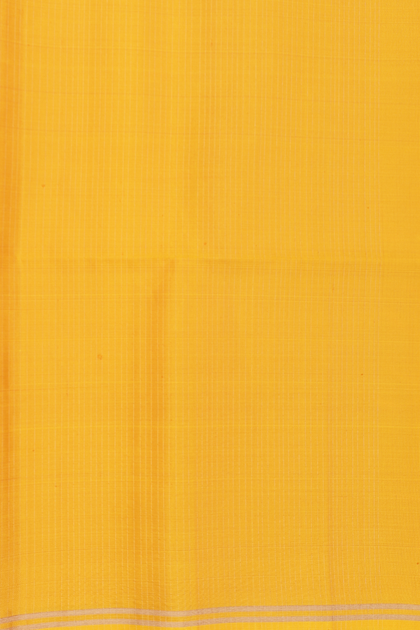 Soft Silk Saree In Plain Green With Stripes Border