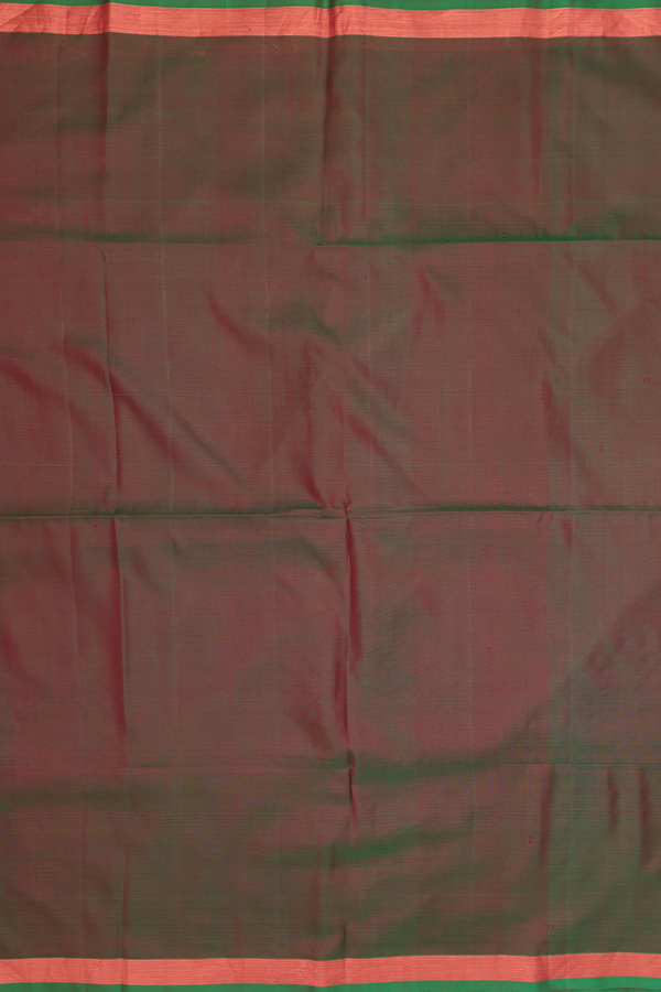 Soft Silk Saree In Plain Manthulir With Zari Border