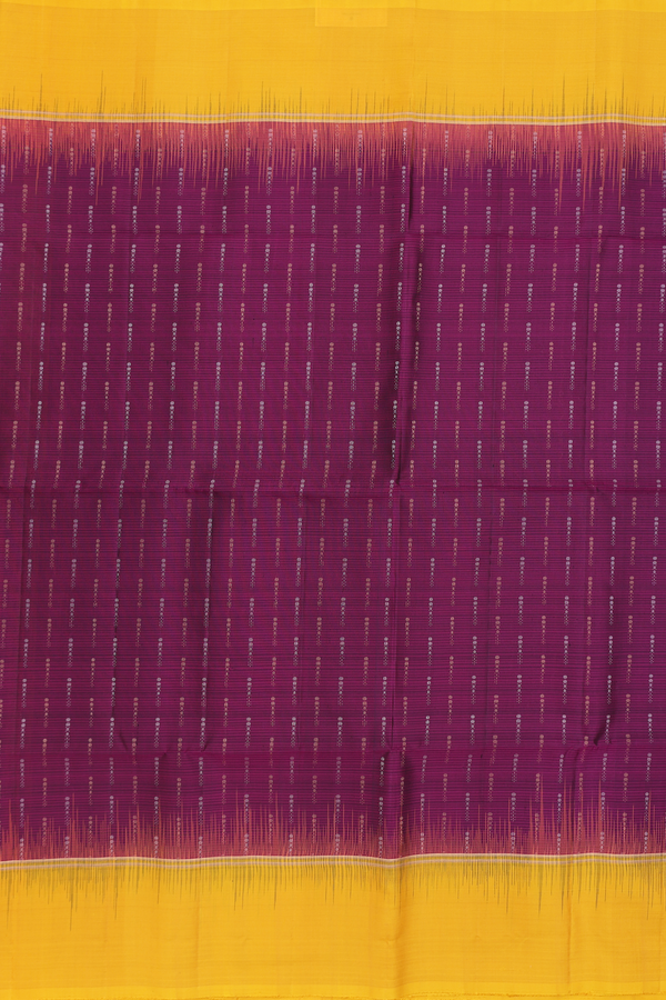 Soft Silk Saree In Plum Purple With Allover Design
