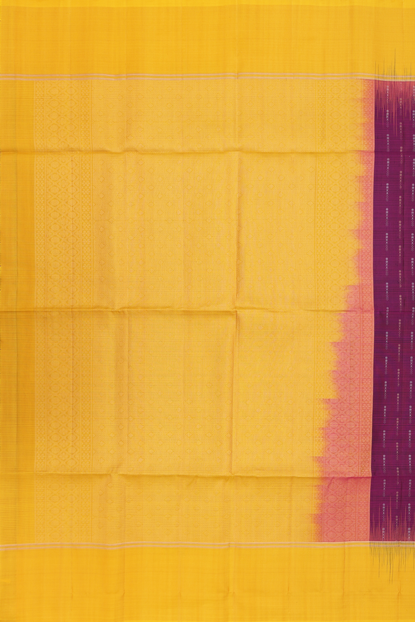 Soft Silk Saree In Plum Purple With Allover Design