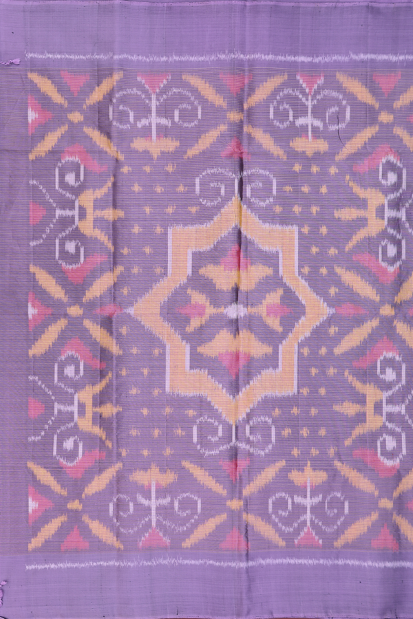 Soft Silk Saree In Punch Pink With Stripes Design