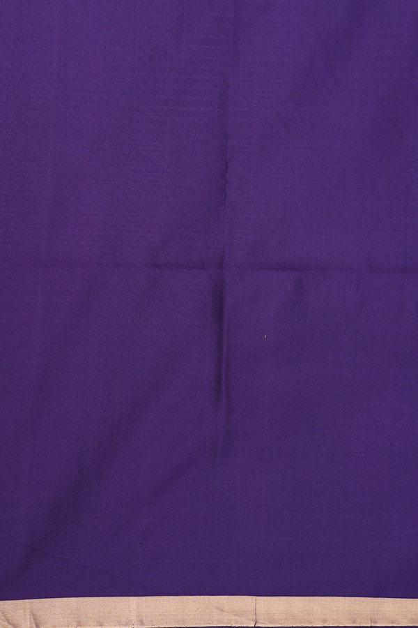 Soft Silk Saree In Magenta Along Stripes With Buttas