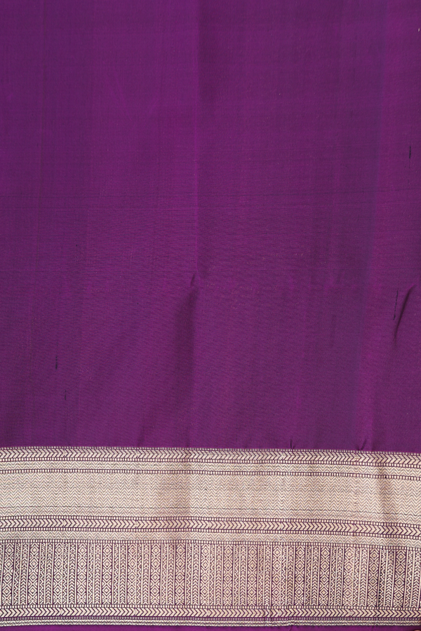 Soft Silk Saree In Purple With Allover Design