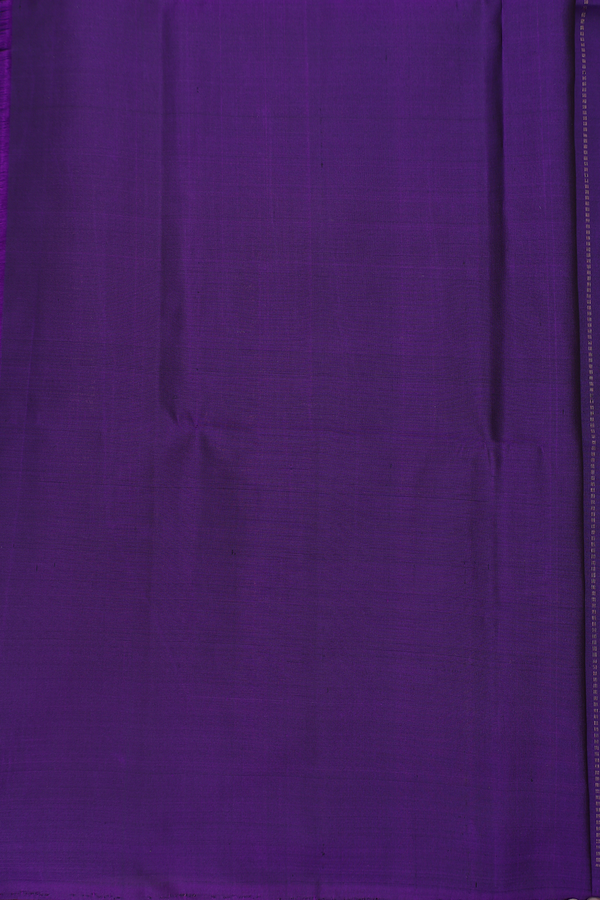 Soft Silk Saree In Purple With Stripes Design