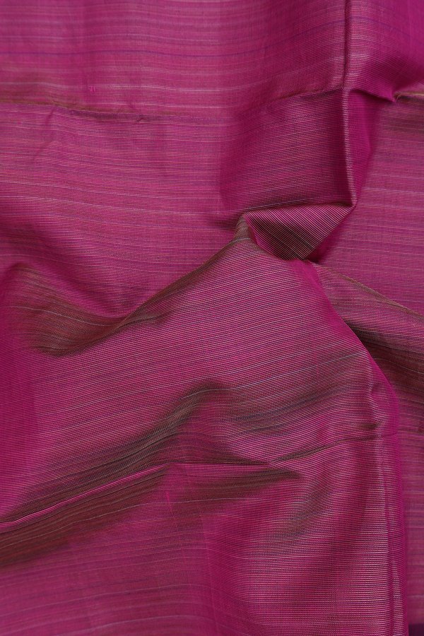 Soft Silk Saree In Purple With Stripes Design