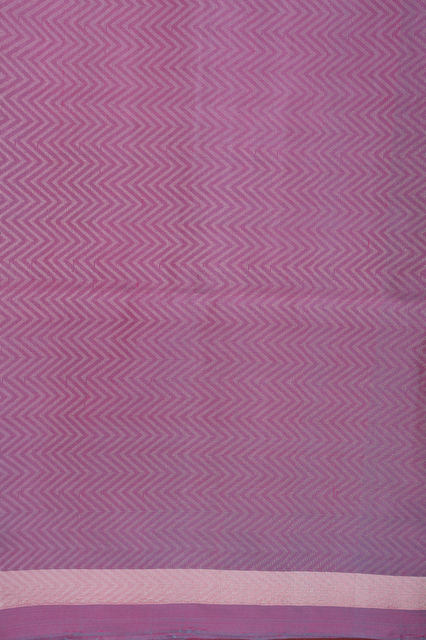 Soft Silk Saree In Rani Pink With Stripes Design