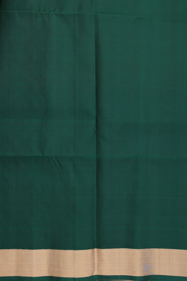 Soft Silk Saree In Rose Red With Paisley Buttas