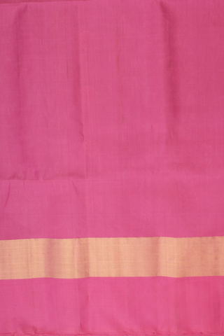 Soft Silk Saree In Rose Brown With Zari Buttas