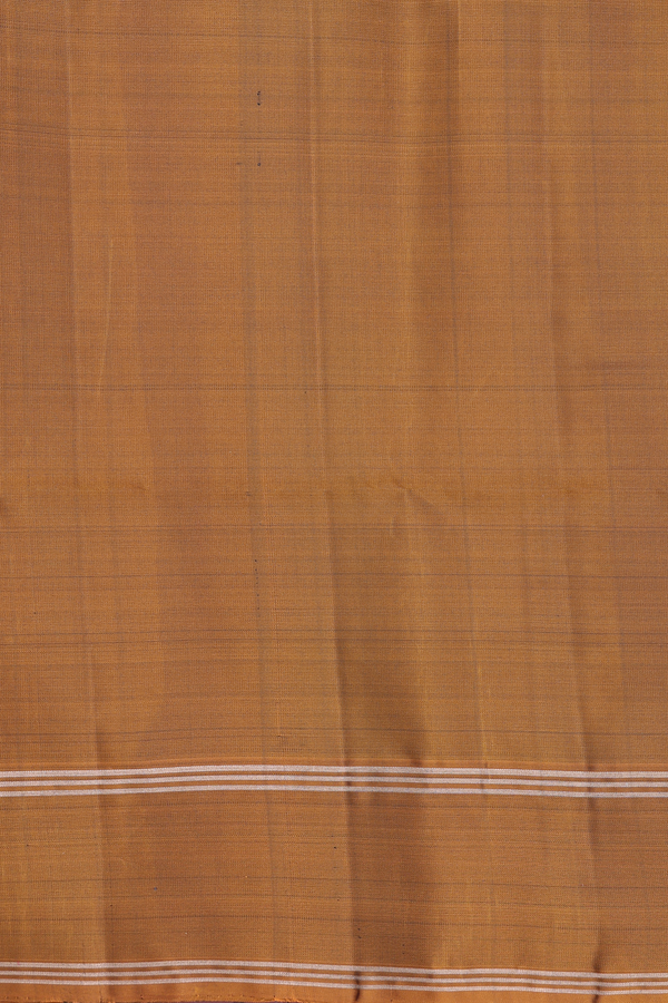 Soft Silk Saree In Royal Blue With Floral Motifs