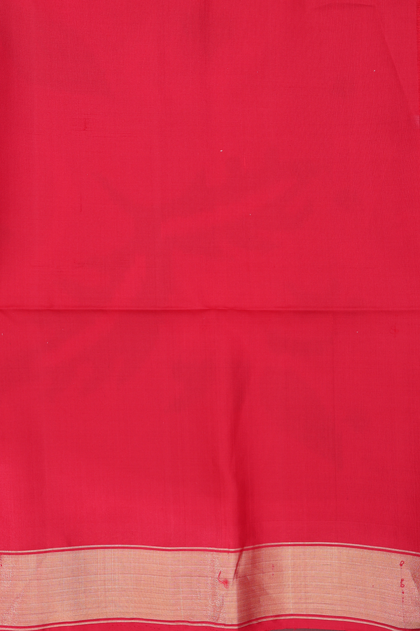 Soft Silk Saree In Royal Blue With Printed Design