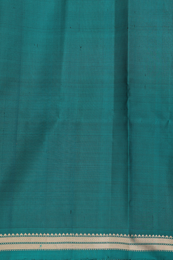 Soft Silk Saree In Royal Blue With Zari Buttas