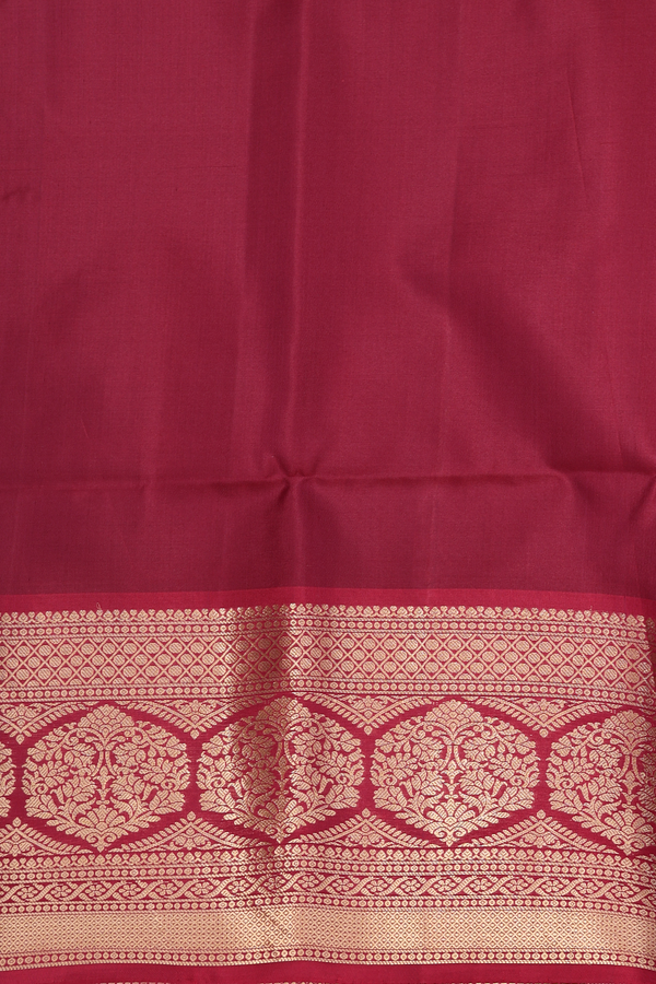 Soft Silk Saree In Royal Blue With Zari Motifs