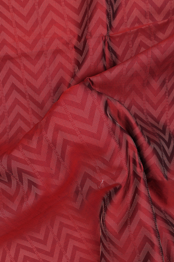 Soft Silk Saree In Rust Red With Allover Design