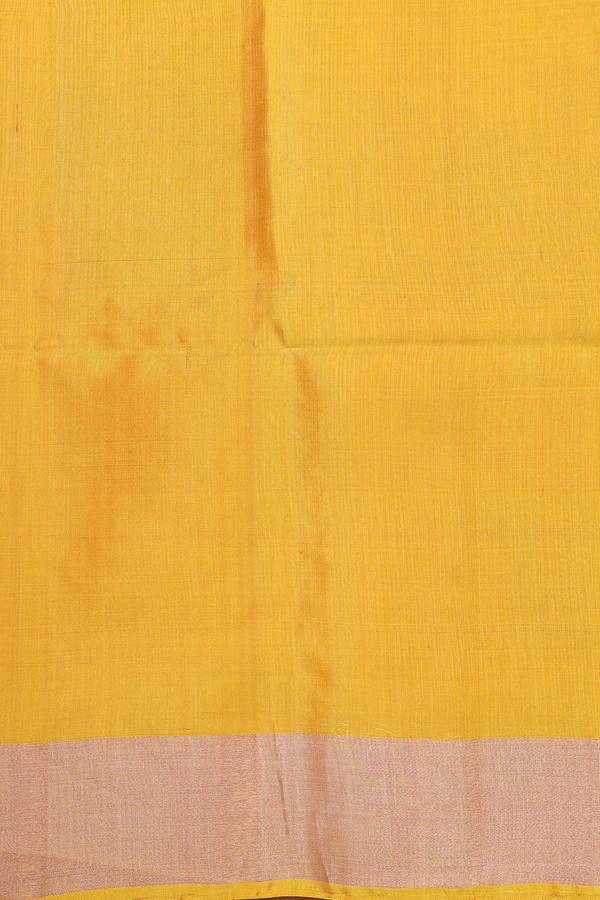 Soft Silk Saree In Sage Green With Floral Buttas