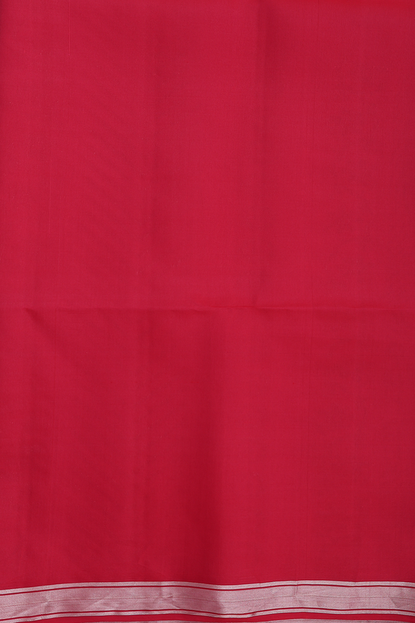 Soft Silk Saree In Sea Green With Zari Design