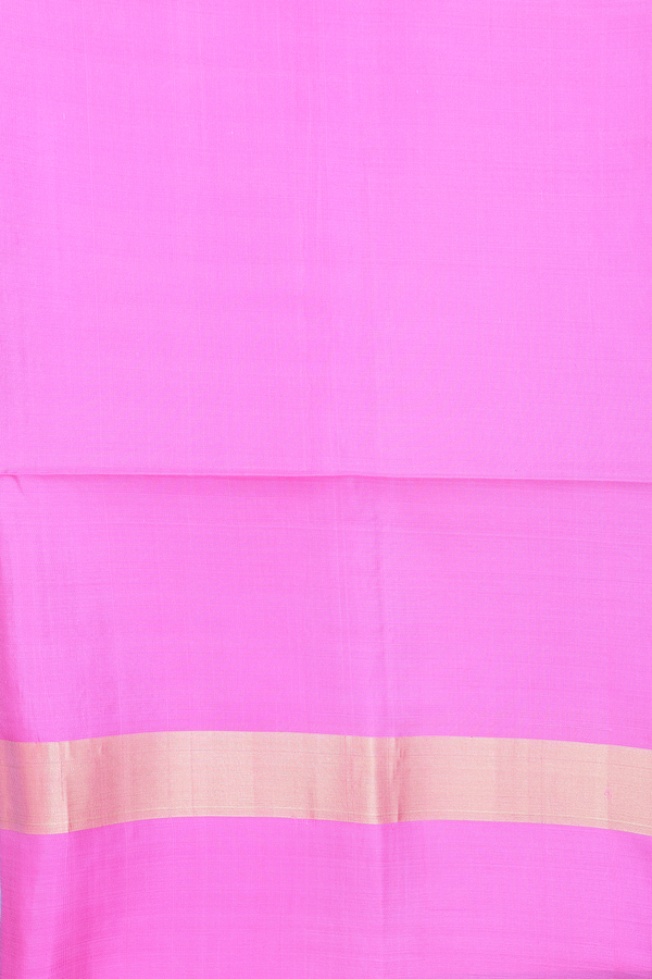 Soft Silk Saree In Sky Blue With Checks Design