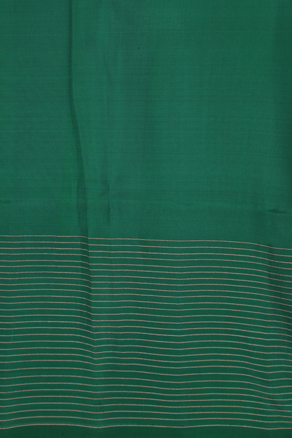Soft Silk Saree In Spiced Orange With Zari Buttas