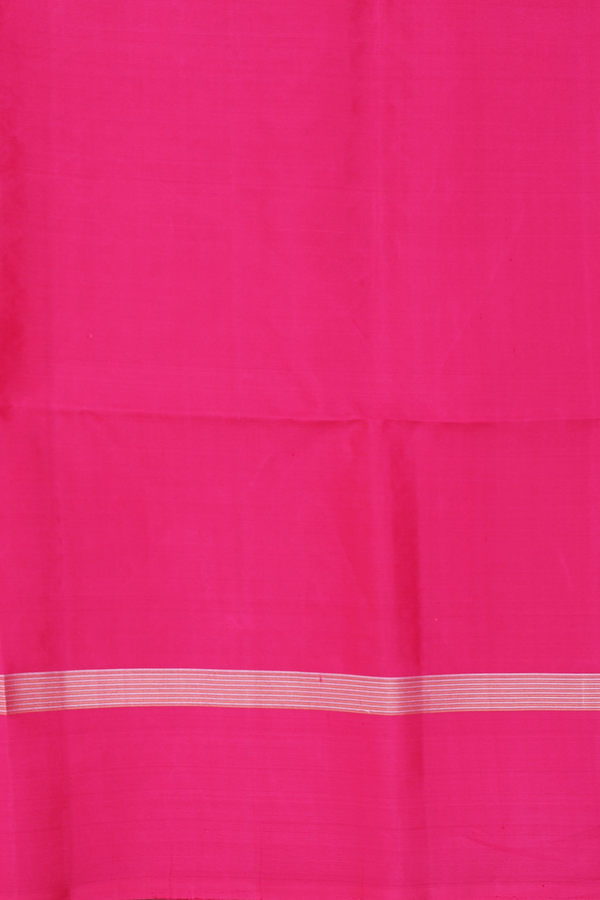 Soft Silk Saree In Sunflower Yellow With Stripes Design