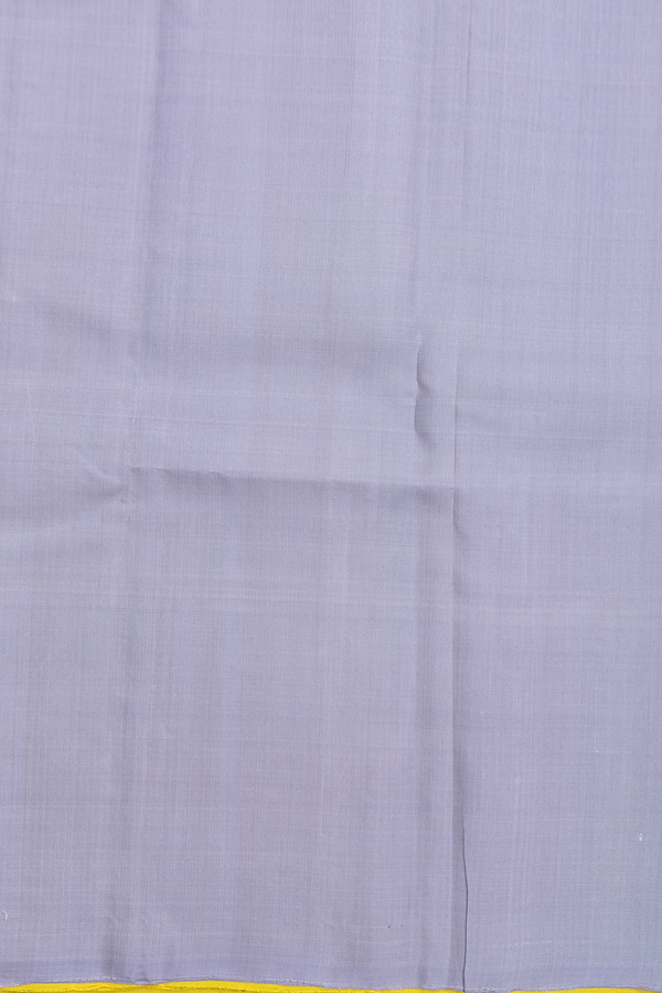 Soft Silk Saree In Sunflower Yellow With Temple Border