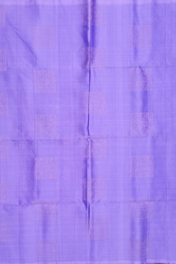 Soft Silk Saree In Violet With Zari Motifs