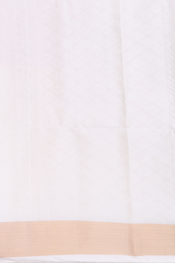 Soft Silk Saree In Yellow With Floral Buttas