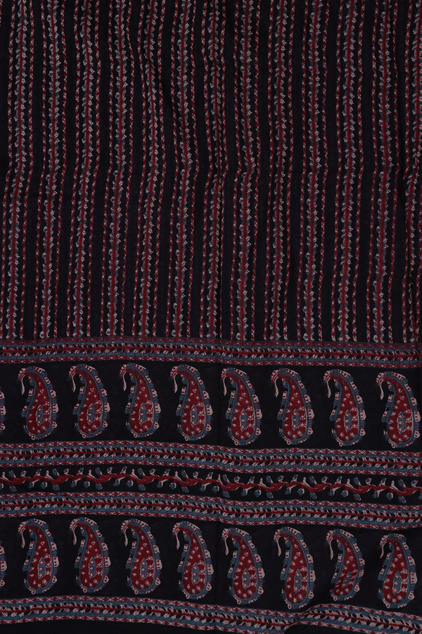 Split Neck Printed Multicolor Kalamkari Cotton Salwar Set