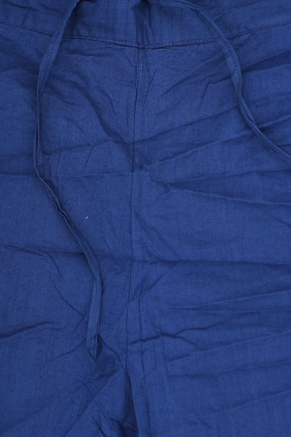 Split Neck Threadwork Buttas Berry Blue Cotton Salwar Set