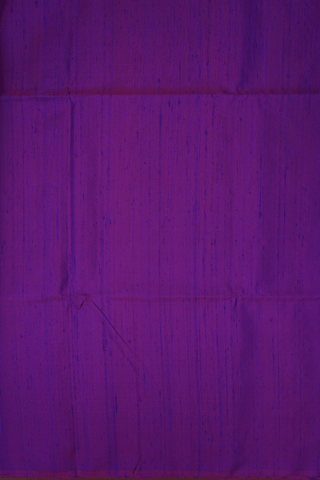 Stripe Zari Buttas Purple Rose Soft Silk Saree