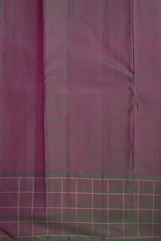 Striped Design Pink And Dual Tone Kanchipuram Silk Saree