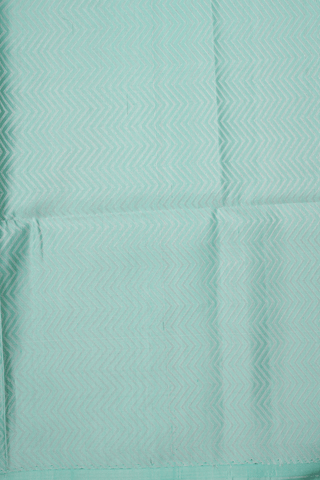 Zari Striped Design Sea Green Soft Silk Saree