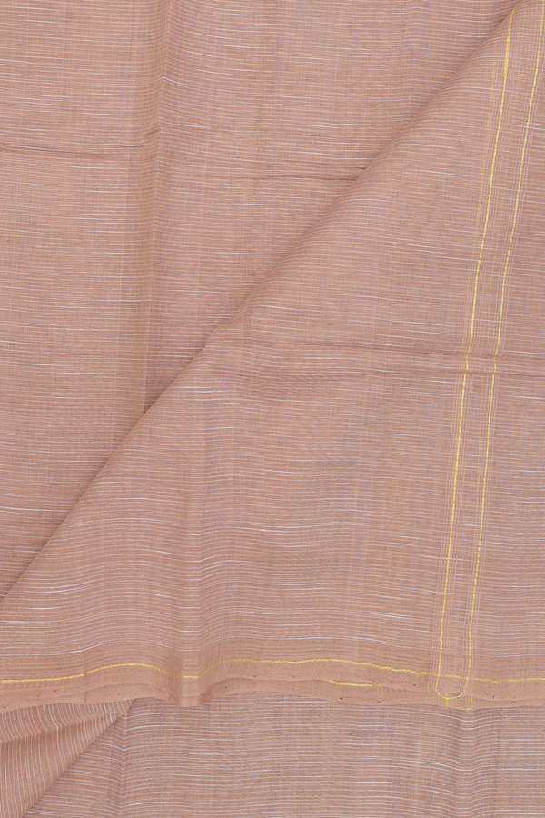 Stripes Design Brown Cotton Dhoti