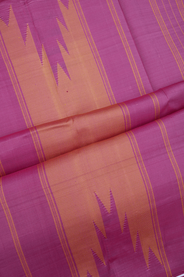 Stripes Design Multicolor Kanchipuram Silk Saree
