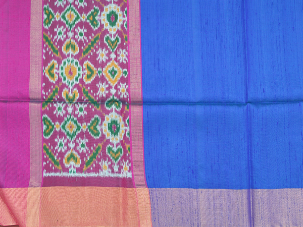 Stripes Design Multicolor Raw Silk Unstitched Salwar Material