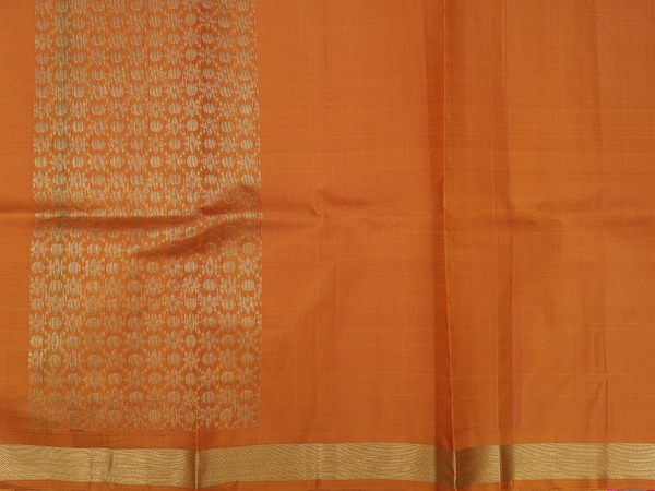 Stripes Design Pink Kanchipuram Silk Half Saree Material