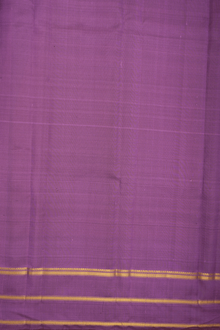 Stripes Design Rose Pink Kanchipuram Silk Saree