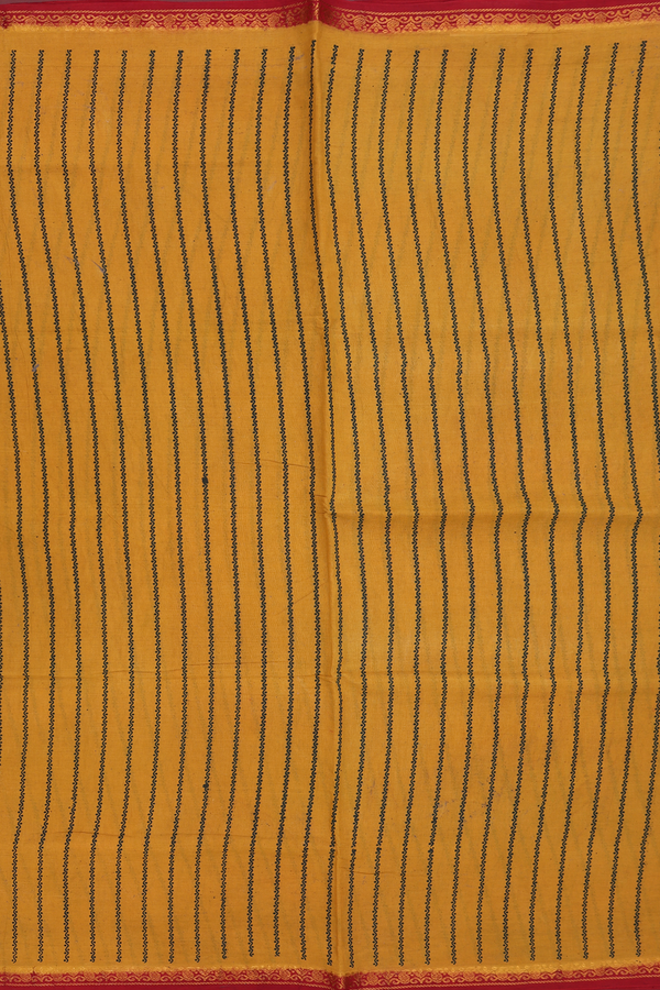 Sungudi Cotton Saree In Yellow With Neli Design