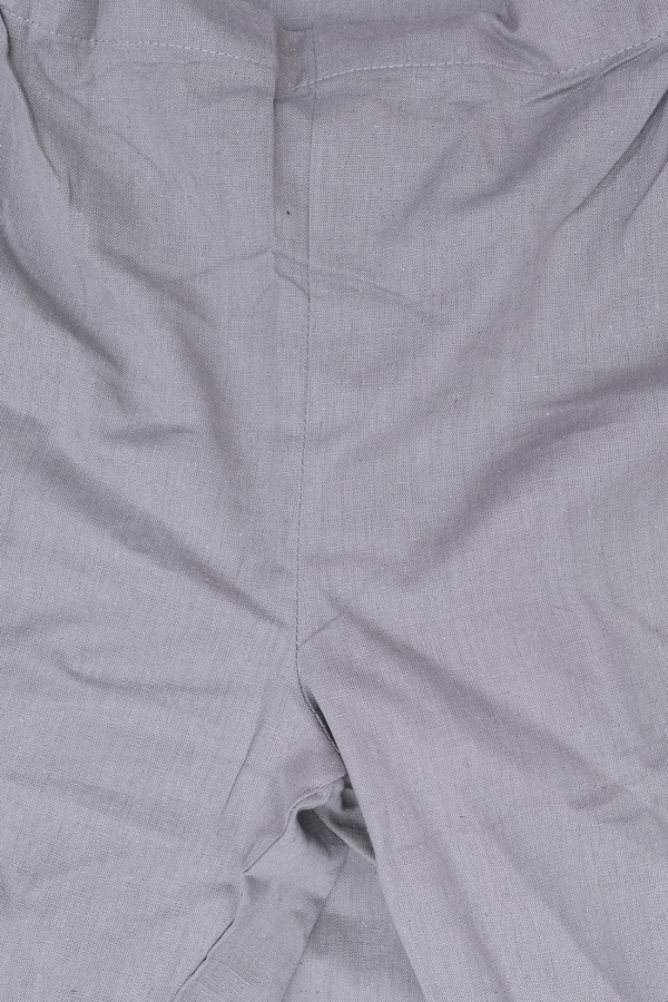 Sweet Heart Neck Plain Grey Cotton Salwar Set