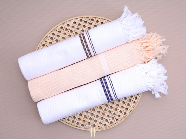 Multicolor Set Of 3 Cotton Towel