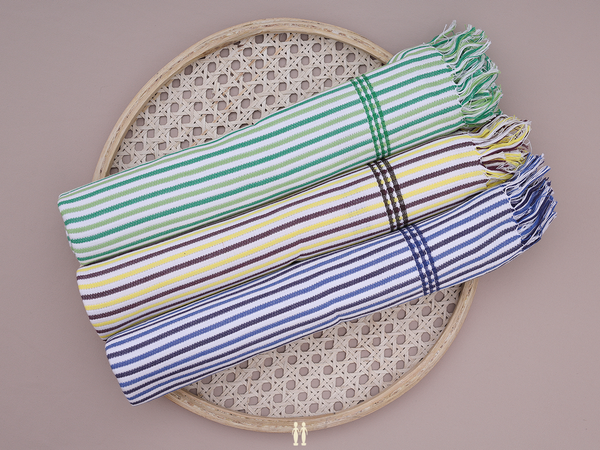 Multicolor Set Of 3 Cotton Towel