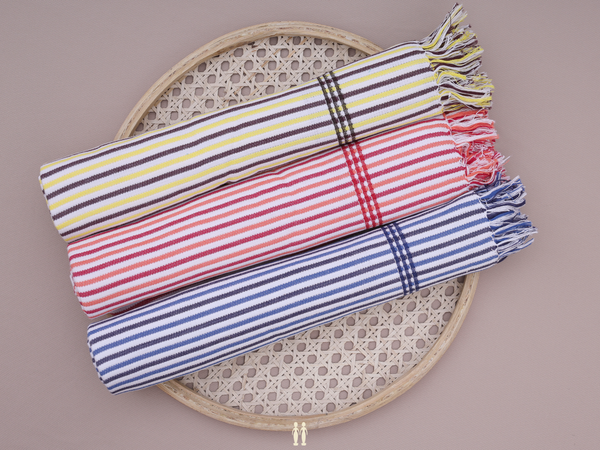 Multicolor Set Of 3 Cotton Towel