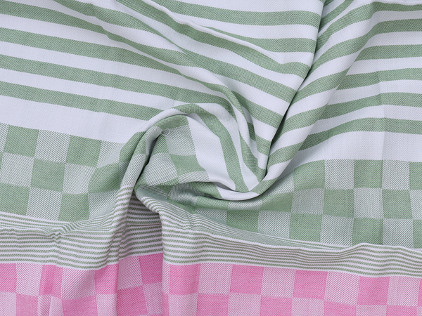 Multicolor Set Of 3 Cotton Towel